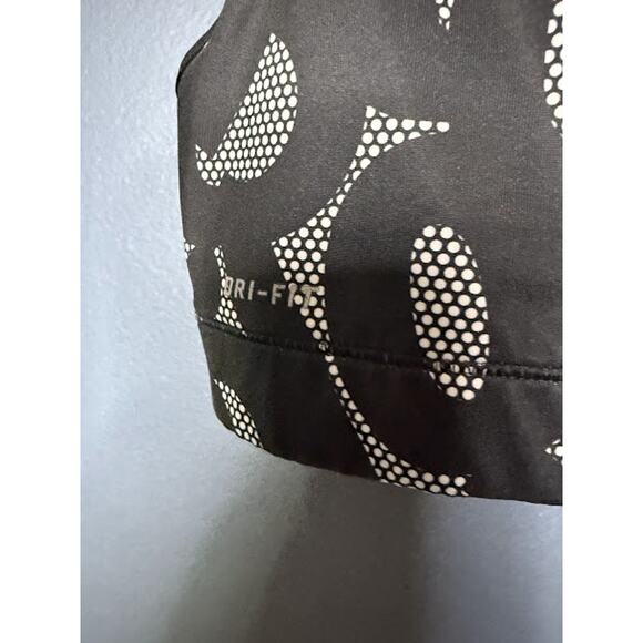 Nike Athletic Bra Sports Bra Size Small No Padding Dri Fit Letter Pattern - Picture 5 of 7